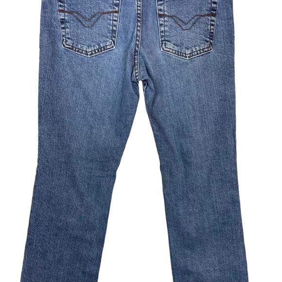 Harley Davidson Bootcut Motorcycle Riding Blue Denim Medium Washed Jeans Size 8 - Picture 10 of 15